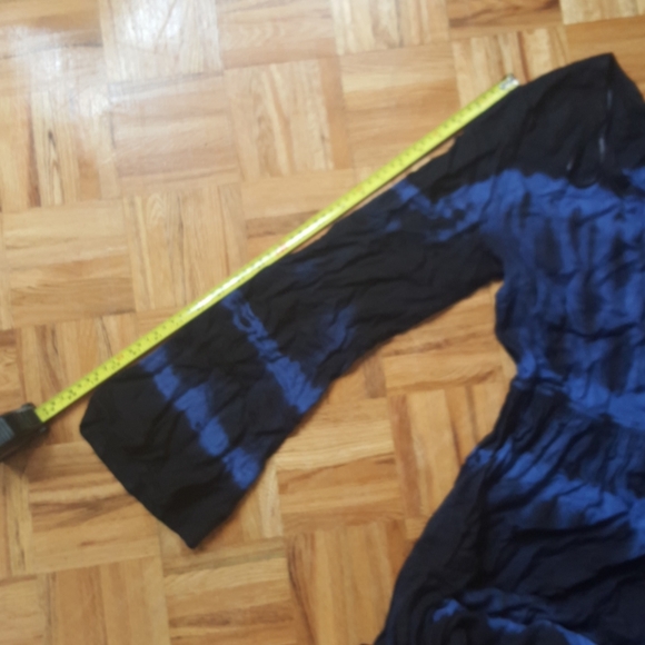 2/$40 Cute California Moonrise boho tie dye tunic knee length bell sleeve dress - Picture 11 of 12